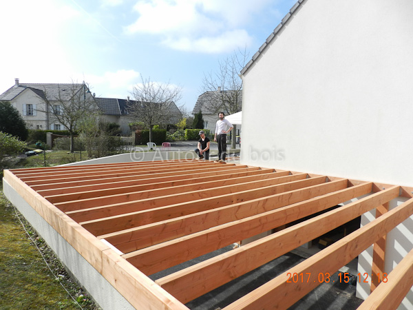 terrasse bois à Reims