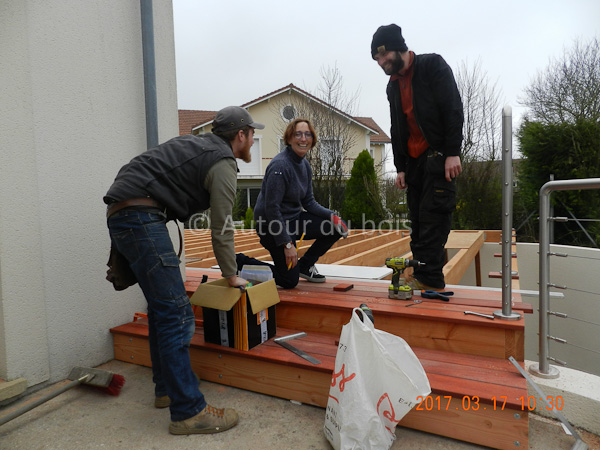 terrasse bois à Reims