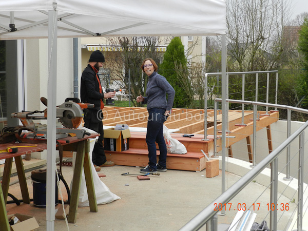 terrasse bois à Reims