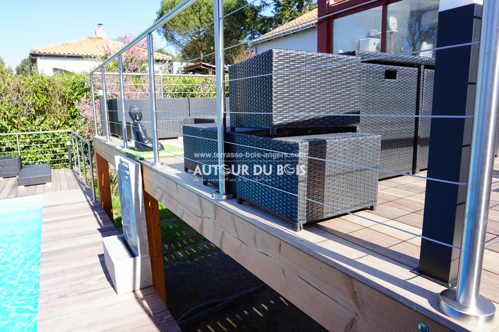 terrasse suspendue piscine Vertou Nantes